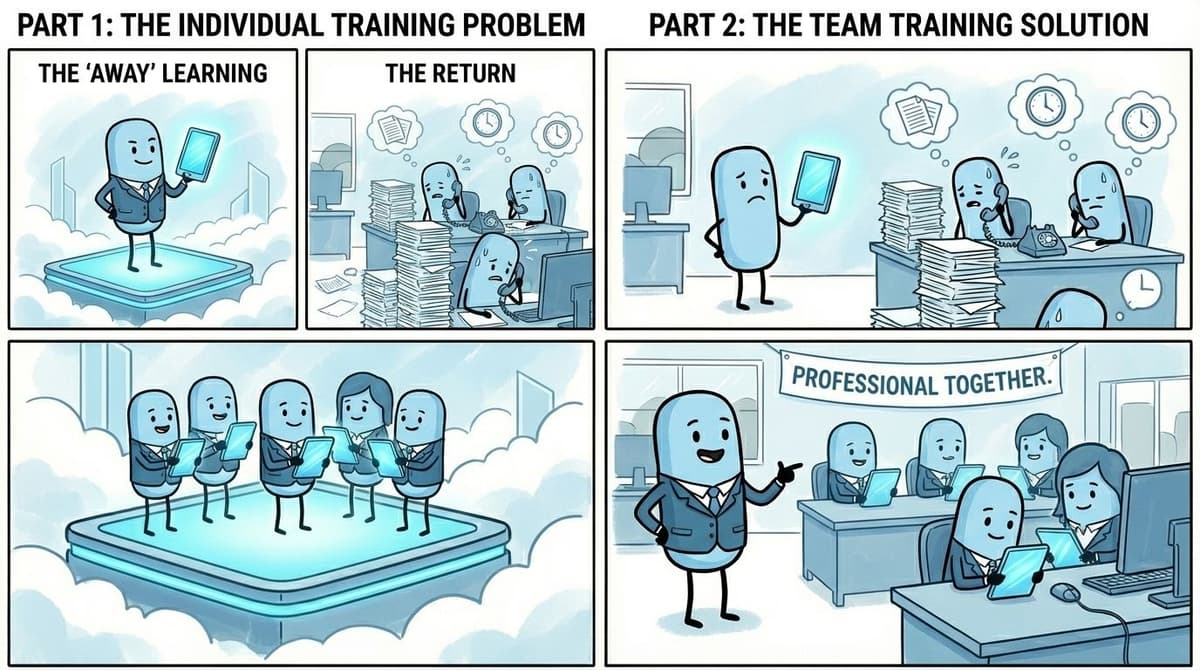 Individual training versus team-based development